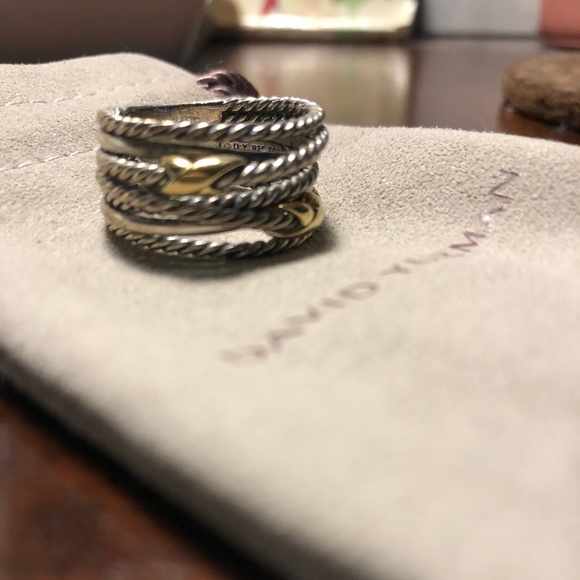 David Yurman Jewelry - David Yurman Double X Crossover Ring